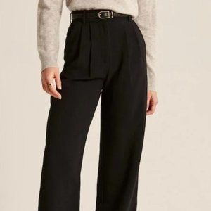 NWT A&F Sloane Tailored Pant Size 29 - BLACK
